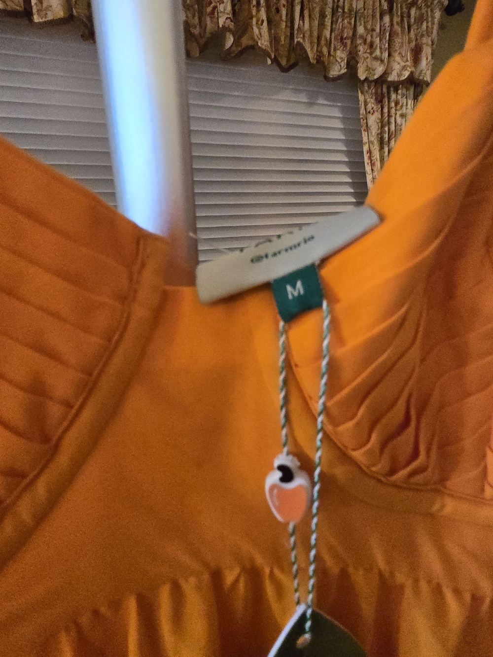 Anthropologie Strappy Empire-Waist Maxi Dress in Bright Orange - Picture 3 of 3